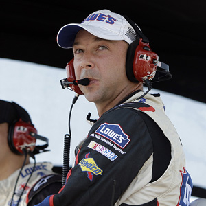 It took some time for crew chief Chad Knaus to figure out what was wrong with the No. 48 car at Pocono, but they did figure it out.